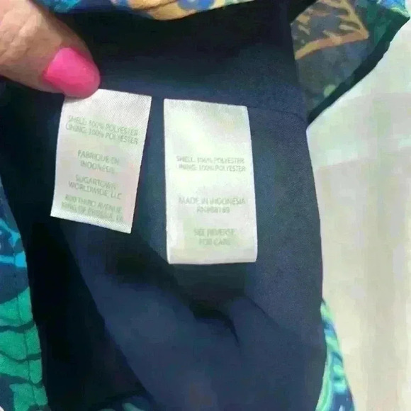 NWT Lilly Pulitzer Sz 6 Gabriel Dress Sz 6 LOW TIDE NAVY LIFE OF PARTY Item#Y - Picture 11 of 13